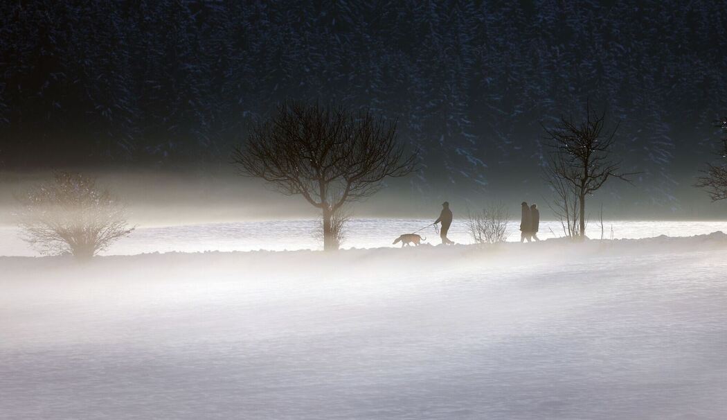 Abendliche Winterlandschaft Abendliche Winterlandschaft