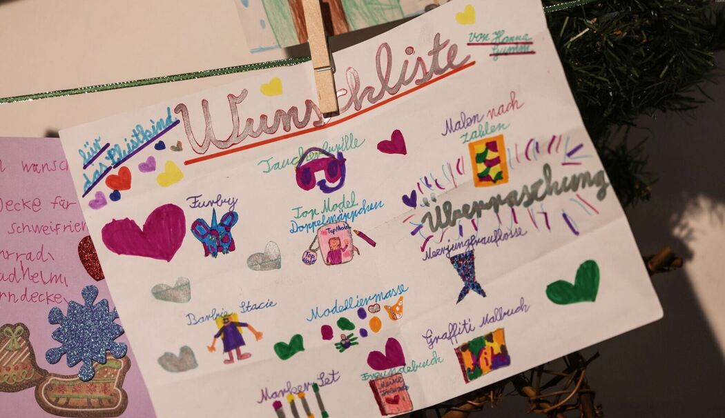 Wunschzettel fürs Christkinbd