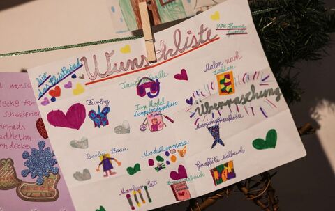 Wunschzettel fürs Christkinbd