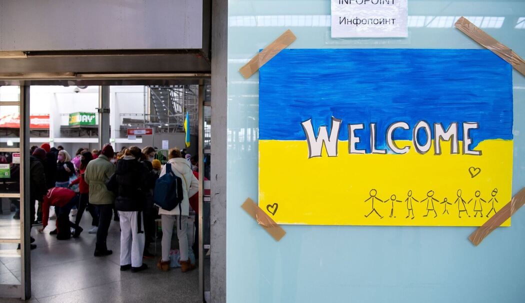 Ukrainische Flüchtlinge in München Ukrainische Flüchtlinge in München