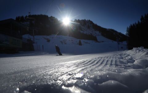 Skigebiet im Allgäu