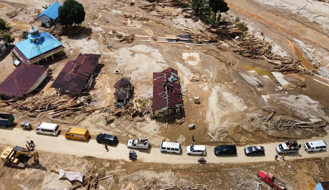 Sturzflut in Indonesien